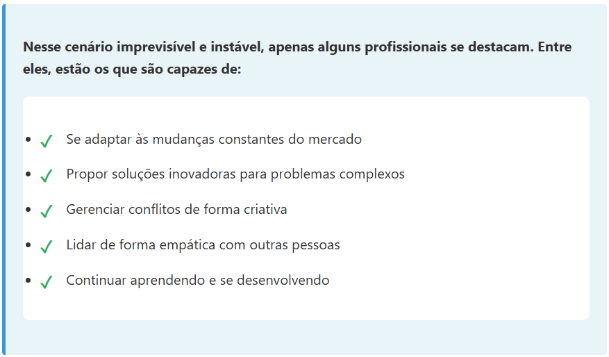 15 habilidades profissionais para 2026